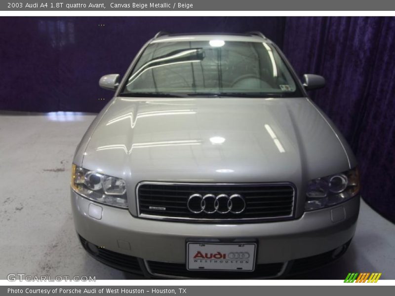 Canvas Beige Metallic / Beige 2003 Audi A4 1.8T quattro Avant