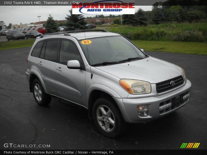 Titanium Metallic / Gray 2002 Toyota RAV4 4WD