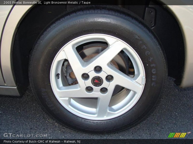 Light Bronzemist Metallic / Taupe 2003 Pontiac Bonneville SE
