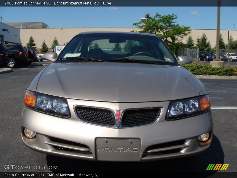 Light Bronzemist Metallic / Taupe 2003 Pontiac Bonneville SE