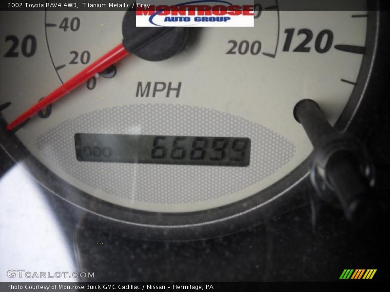 Titanium Metallic / Gray 2002 Toyota RAV4 4WD