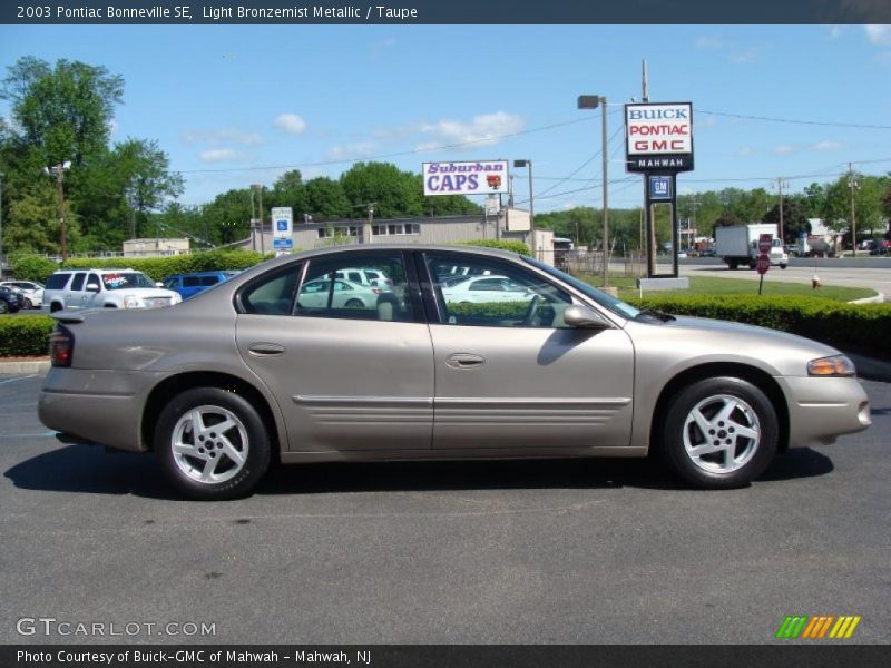 Light Bronzemist Metallic / Taupe 2003 Pontiac Bonneville SE