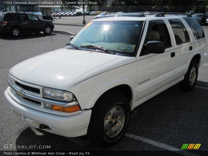 Summit White / Beige 1999 Chevrolet Blazer Trailblazer 4x4