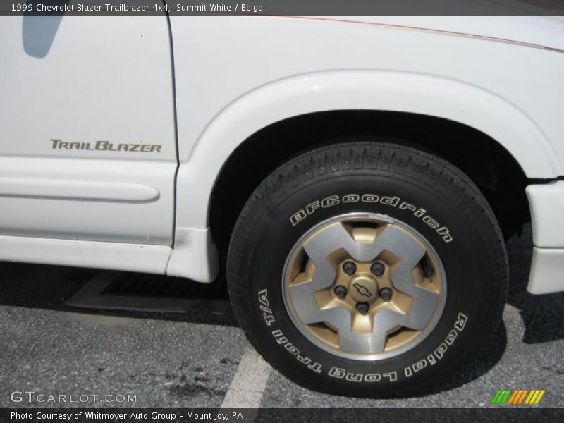Summit White / Beige 1999 Chevrolet Blazer Trailblazer 4x4