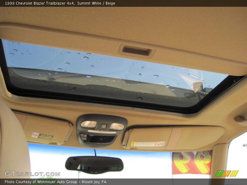Summit White / Beige 1999 Chevrolet Blazer Trailblazer 4x4