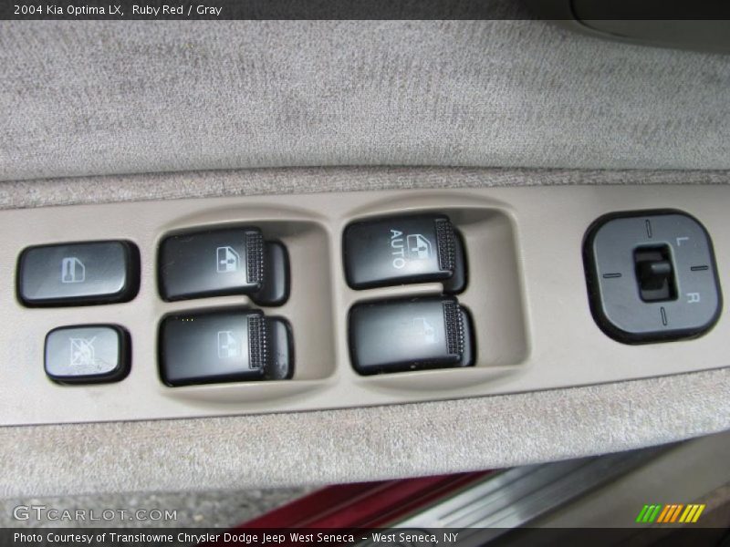 Ruby Red / Gray 2004 Kia Optima LX