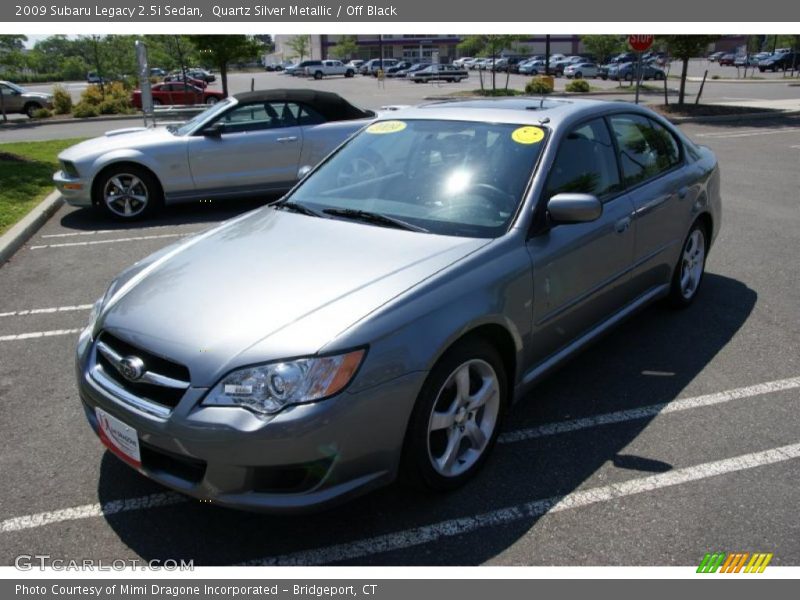 Quartz Silver Metallic / Off Black 2009 Subaru Legacy 2.5i Sedan