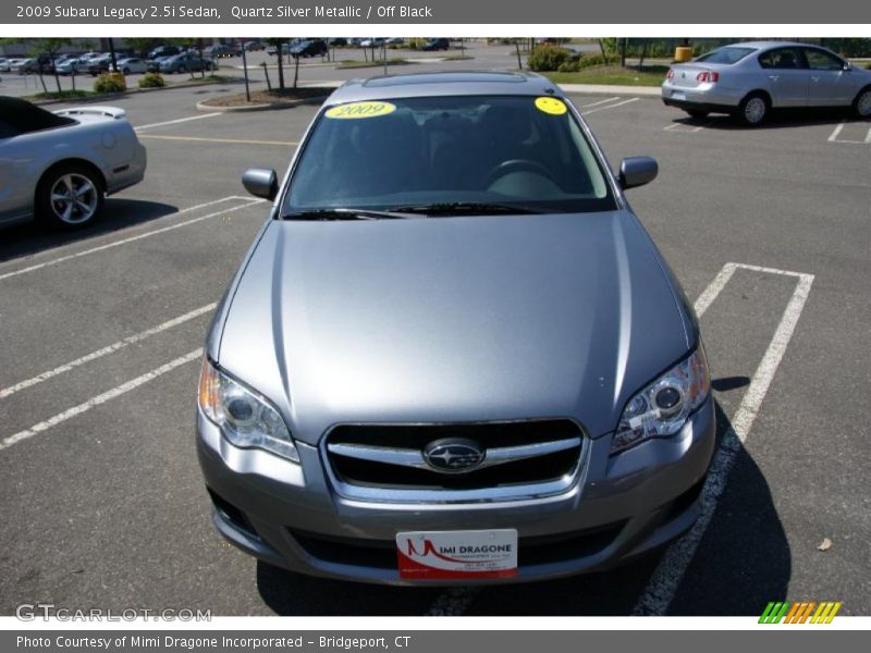 Quartz Silver Metallic / Off Black 2009 Subaru Legacy 2.5i Sedan