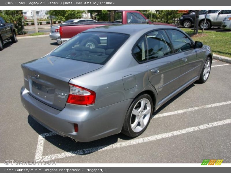 Quartz Silver Metallic / Off Black 2009 Subaru Legacy 2.5i Sedan