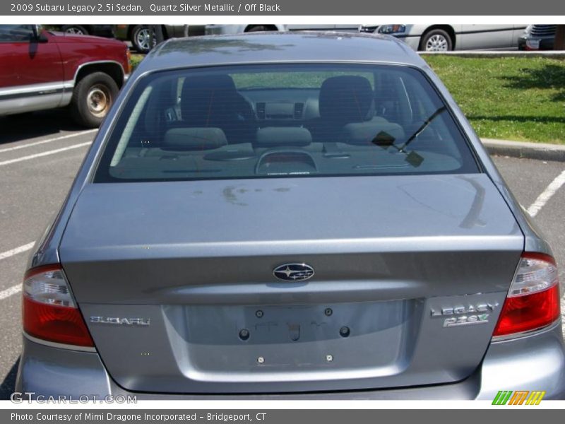 Quartz Silver Metallic / Off Black 2009 Subaru Legacy 2.5i Sedan