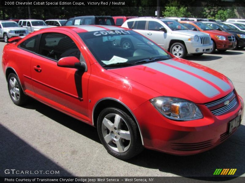 Victory Red / Neutral 2008 Chevrolet Cobalt Special Edition Coupe