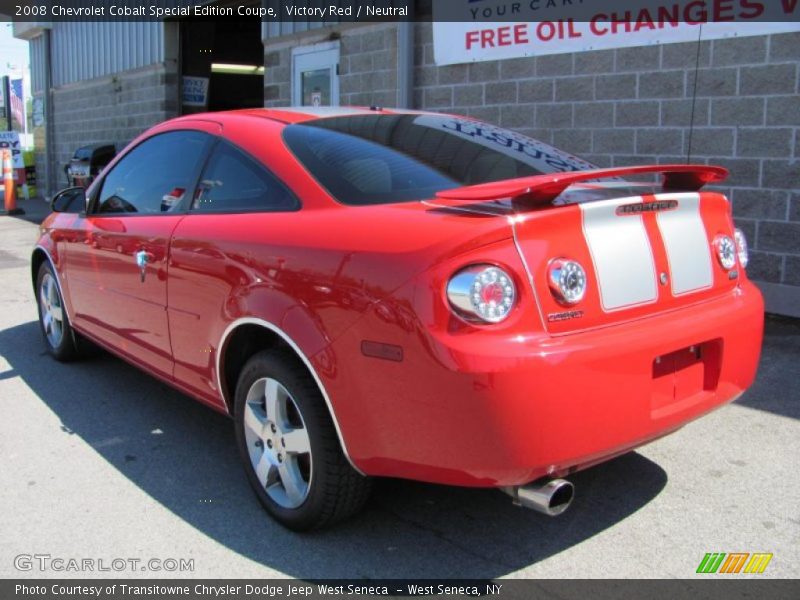 Victory Red / Neutral 2008 Chevrolet Cobalt Special Edition Coupe