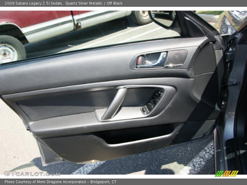 Quartz Silver Metallic / Off Black 2009 Subaru Legacy 2.5i Sedan
