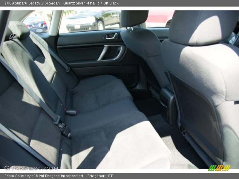 Quartz Silver Metallic / Off Black 2009 Subaru Legacy 2.5i Sedan