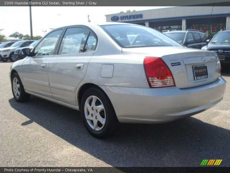 Sterling Silver / Gray 2006 Hyundai Elantra GLS Sedan