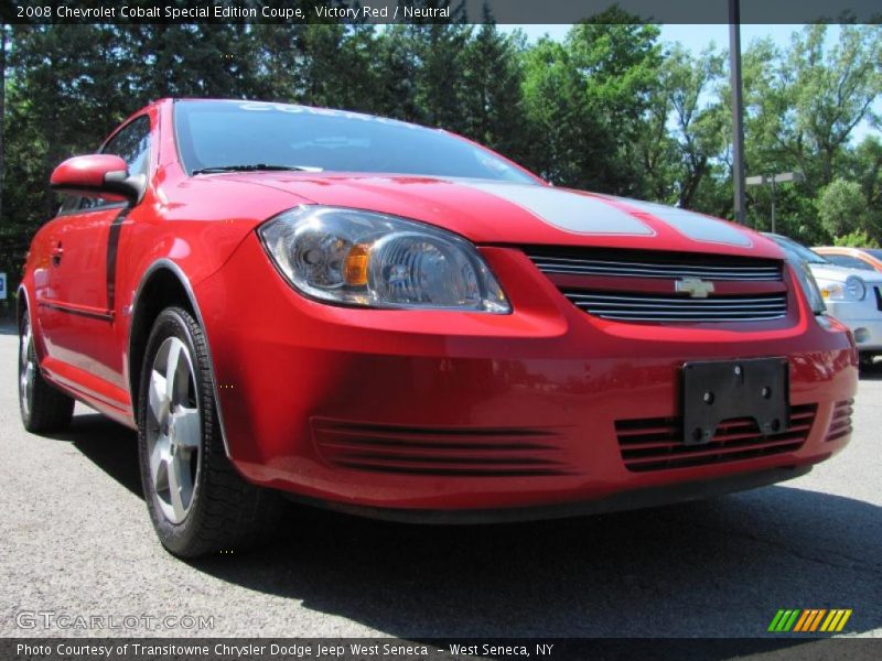 Victory Red / Neutral 2008 Chevrolet Cobalt Special Edition Coupe