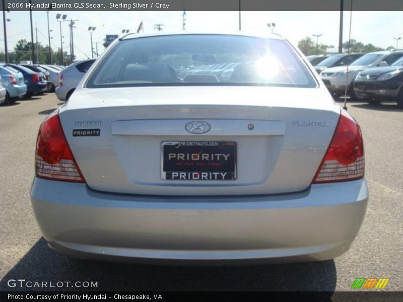 Sterling Silver / Gray 2006 Hyundai Elantra GLS Sedan