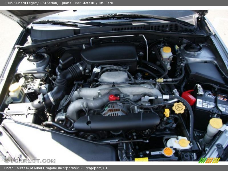 Quartz Silver Metallic / Off Black 2009 Subaru Legacy 2.5i Sedan