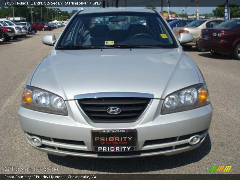 Sterling Silver / Gray 2006 Hyundai Elantra GLS Sedan
