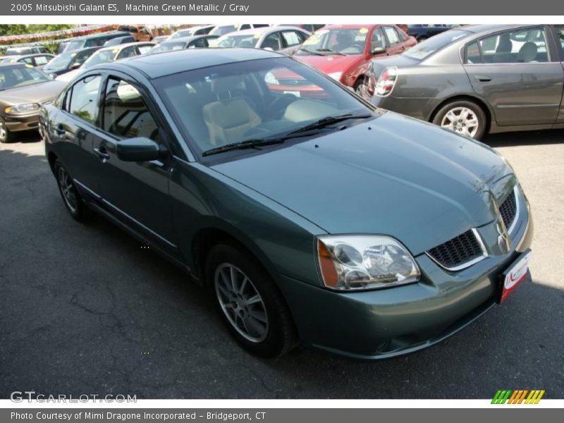 Machine Green Metallic / Gray 2005 Mitsubishi Galant ES