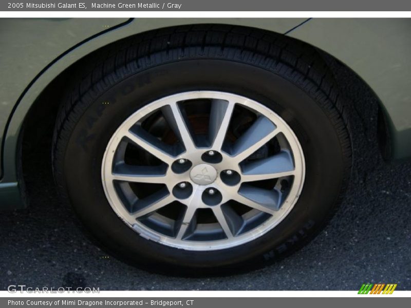 Machine Green Metallic / Gray 2005 Mitsubishi Galant ES
