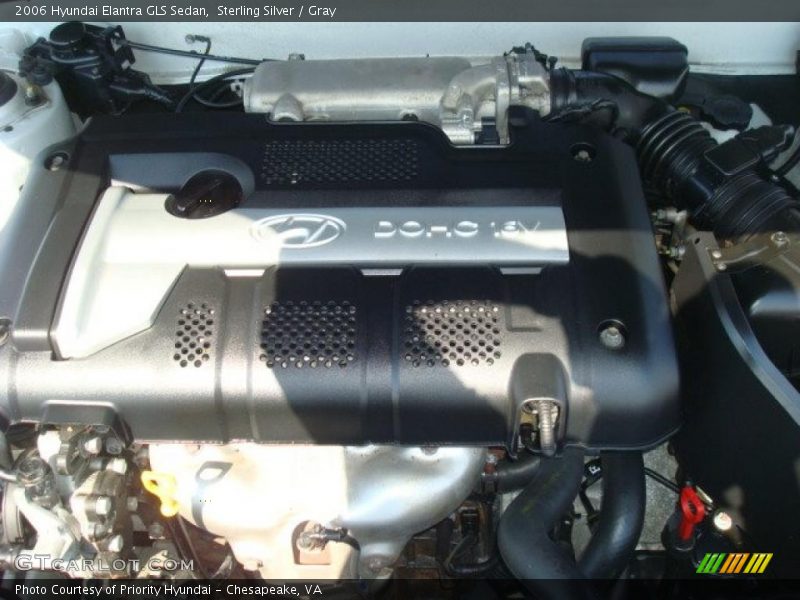 Sterling Silver / Gray 2006 Hyundai Elantra GLS Sedan