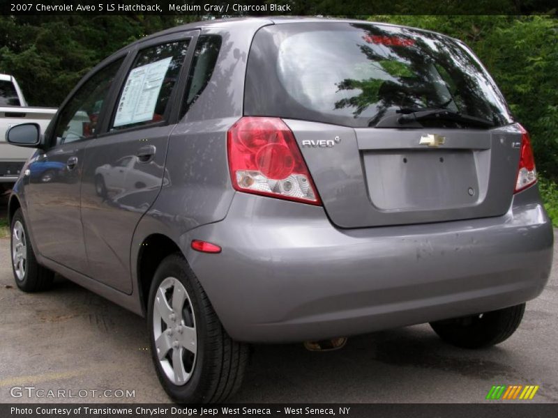 Medium Gray / Charcoal Black 2007 Chevrolet Aveo 5 LS Hatchback