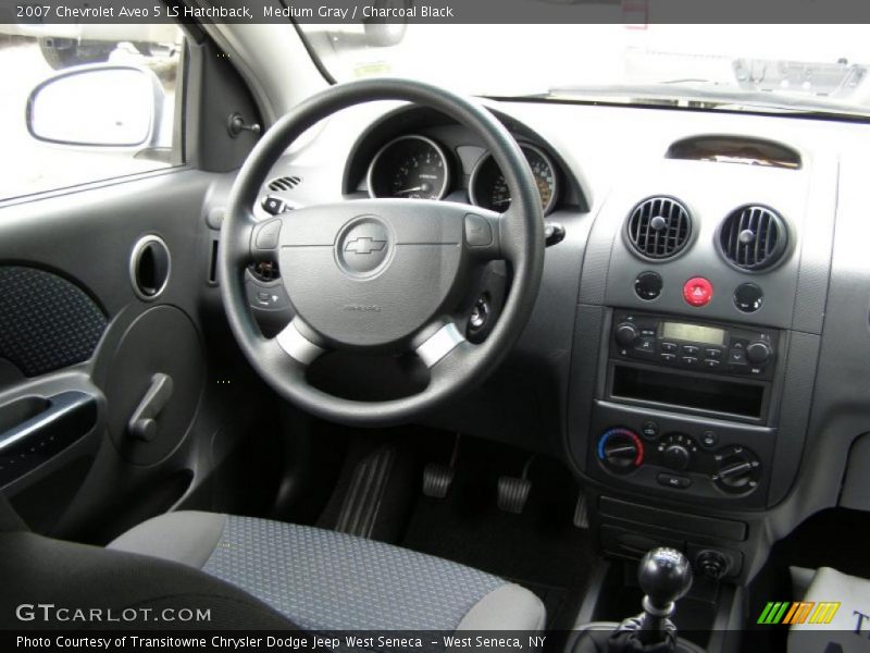 Medium Gray / Charcoal Black 2007 Chevrolet Aveo 5 LS Hatchback