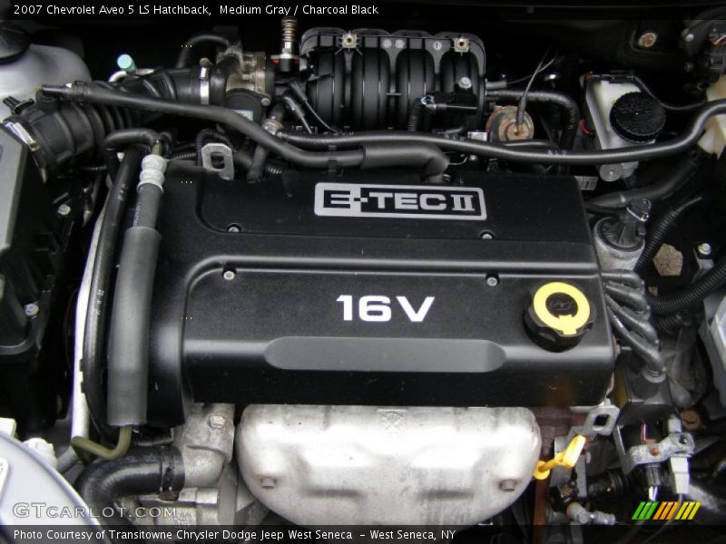 Medium Gray / Charcoal Black 2007 Chevrolet Aveo 5 LS Hatchback