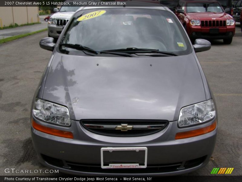 Medium Gray / Charcoal Black 2007 Chevrolet Aveo 5 LS Hatchback