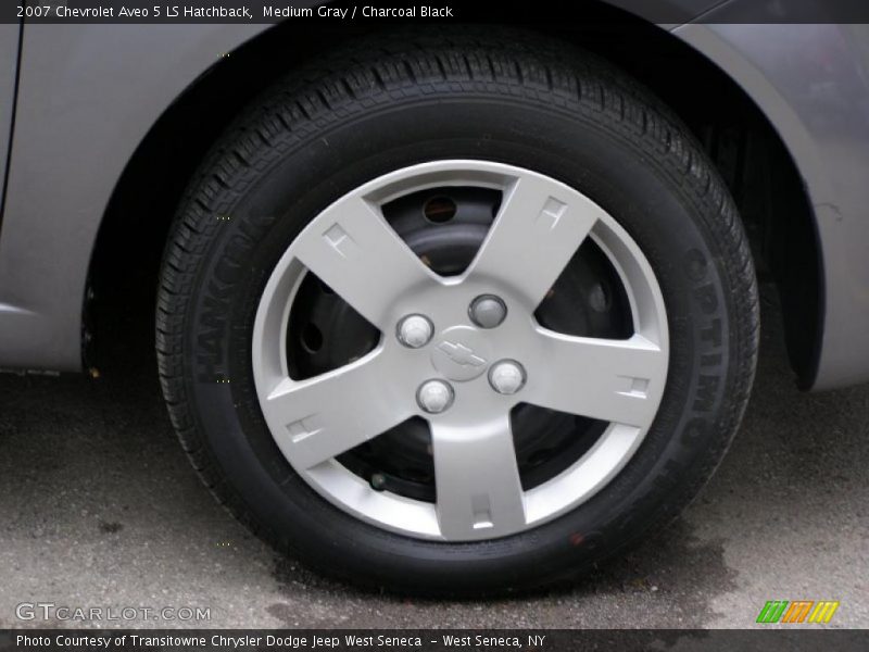 Medium Gray / Charcoal Black 2007 Chevrolet Aveo 5 LS Hatchback
