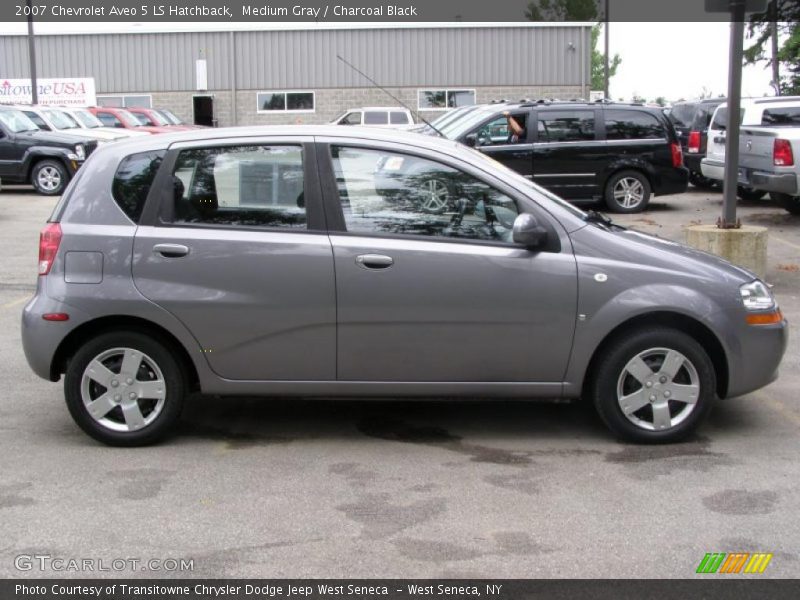 Medium Gray / Charcoal Black 2007 Chevrolet Aveo 5 LS Hatchback