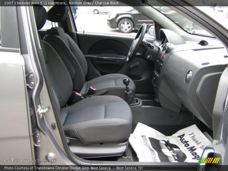 Medium Gray / Charcoal Black 2007 Chevrolet Aveo 5 LS Hatchback