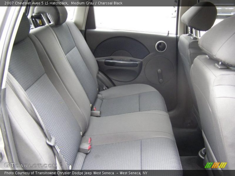 Medium Gray / Charcoal Black 2007 Chevrolet Aveo 5 LS Hatchback