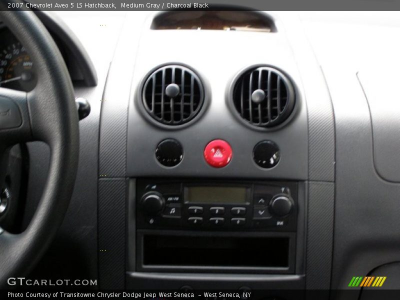 Medium Gray / Charcoal Black 2007 Chevrolet Aveo 5 LS Hatchback
