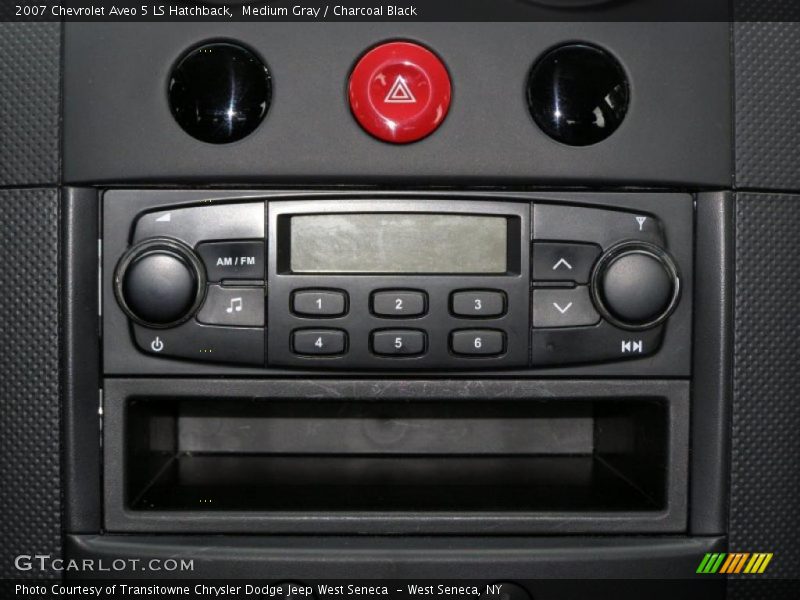 Medium Gray / Charcoal Black 2007 Chevrolet Aveo 5 LS Hatchback