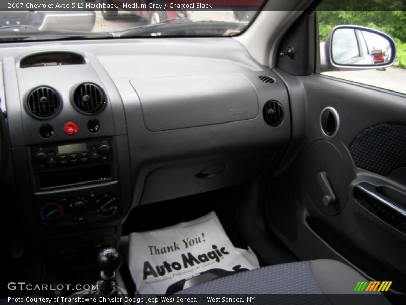 Medium Gray / Charcoal Black 2007 Chevrolet Aveo 5 LS Hatchback
