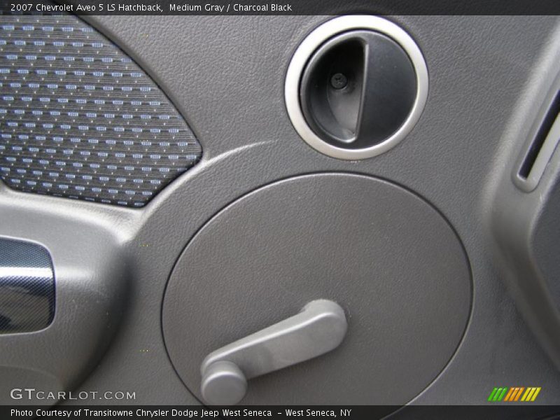 Medium Gray / Charcoal Black 2007 Chevrolet Aveo 5 LS Hatchback