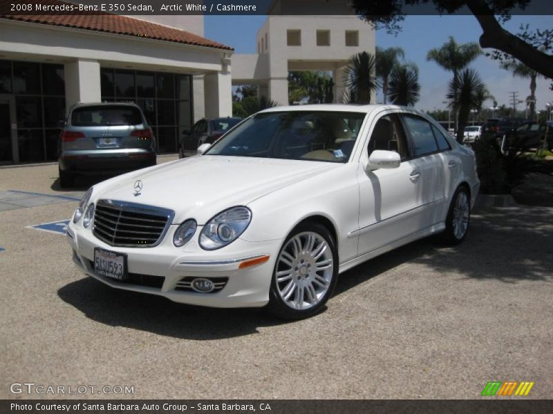 Arctic White / Cashmere 2008 Mercedes-Benz E 350 Sedan