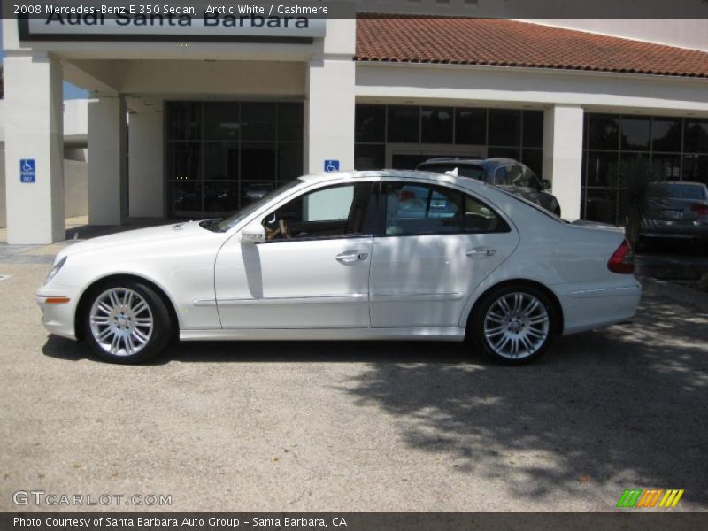 Arctic White / Cashmere 2008 Mercedes-Benz E 350 Sedan