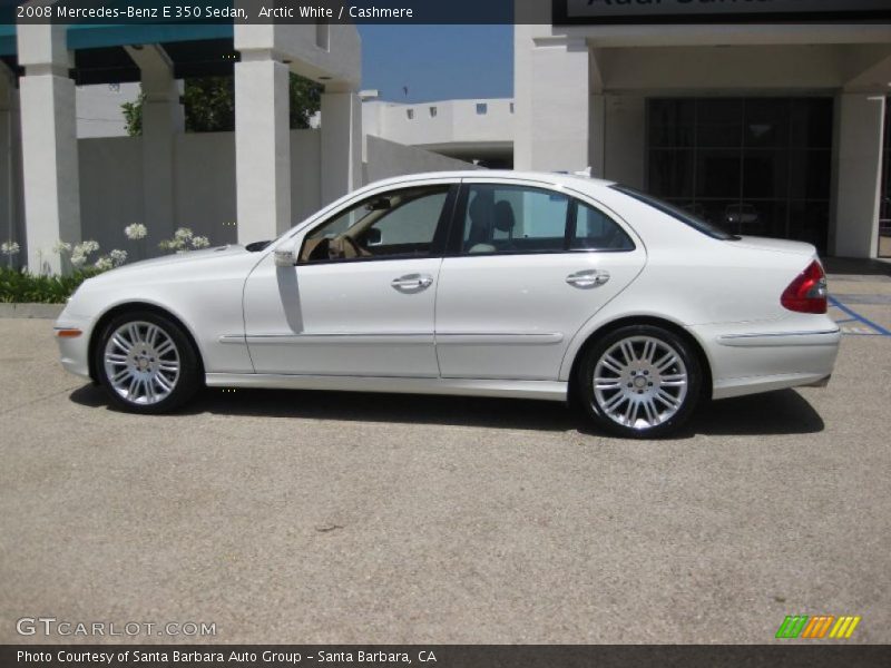 Arctic White / Cashmere 2008 Mercedes-Benz E 350 Sedan