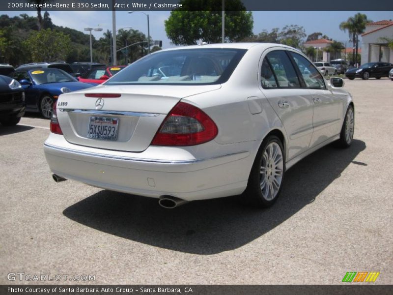 Arctic White / Cashmere 2008 Mercedes-Benz E 350 Sedan