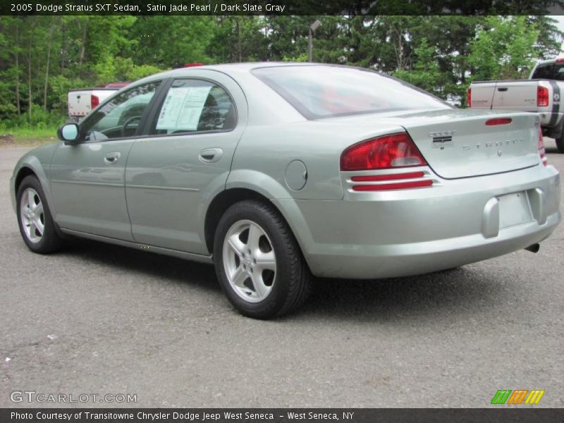 Satin Jade Pearl / Dark Slate Gray 2005 Dodge Stratus SXT Sedan