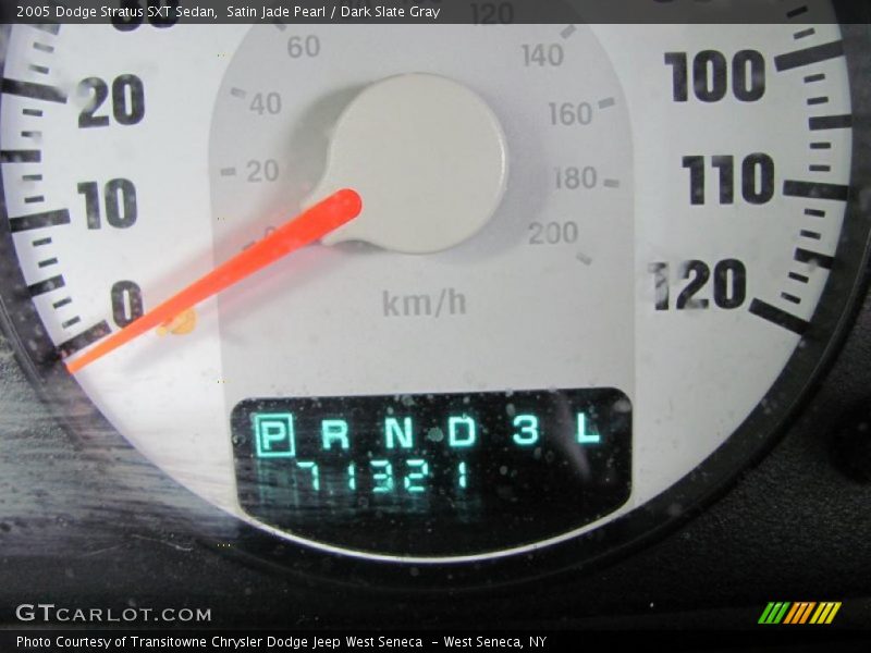 Satin Jade Pearl / Dark Slate Gray 2005 Dodge Stratus SXT Sedan