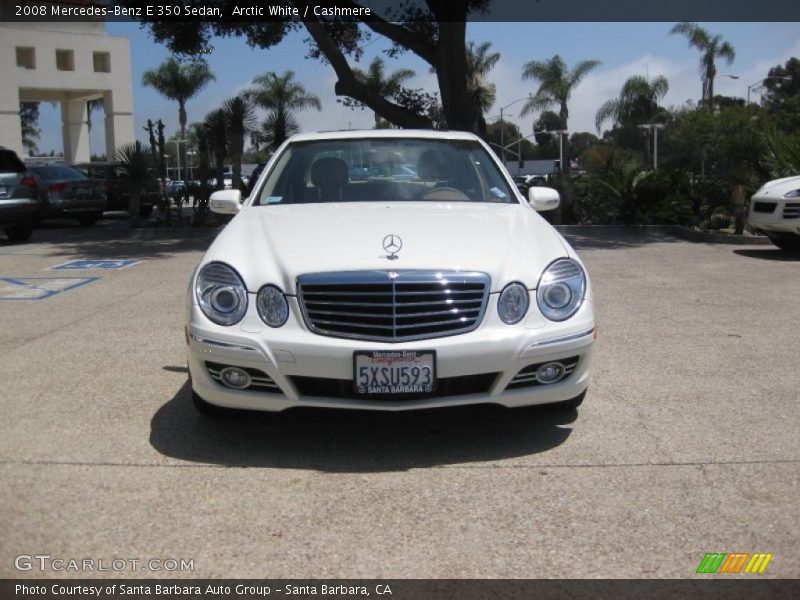 Arctic White / Cashmere 2008 Mercedes-Benz E 350 Sedan