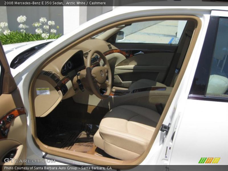 Arctic White / Cashmere 2008 Mercedes-Benz E 350 Sedan