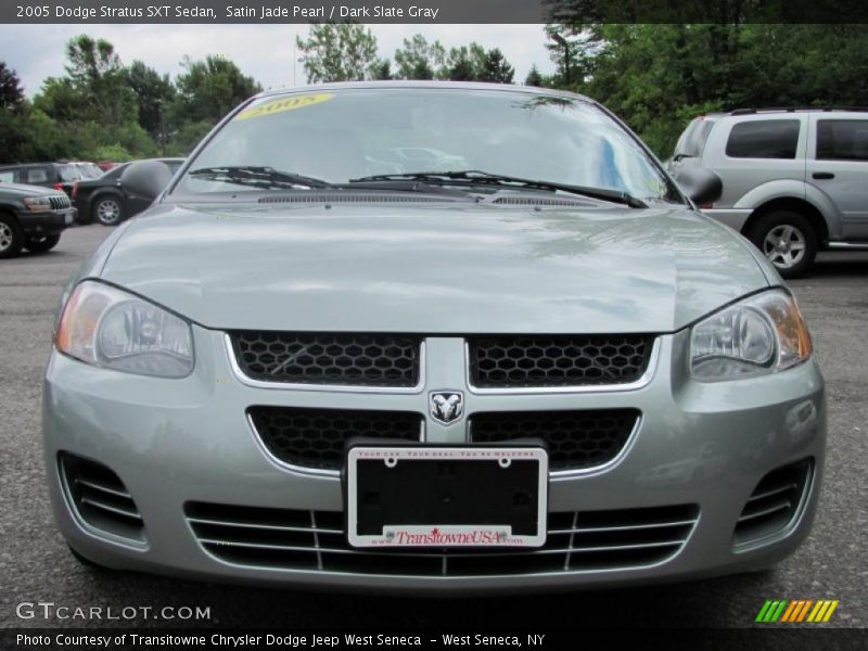 Satin Jade Pearl / Dark Slate Gray 2005 Dodge Stratus SXT Sedan