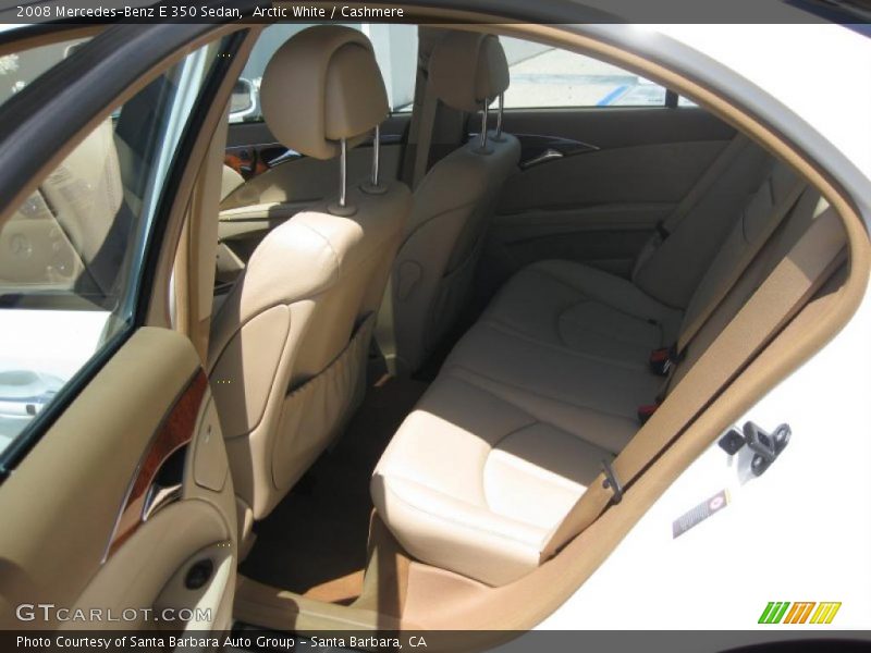 Arctic White / Cashmere 2008 Mercedes-Benz E 350 Sedan