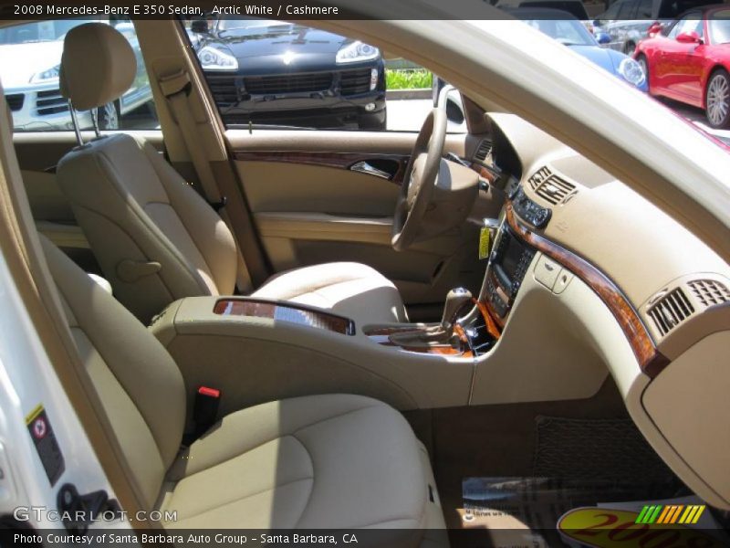 Arctic White / Cashmere 2008 Mercedes-Benz E 350 Sedan