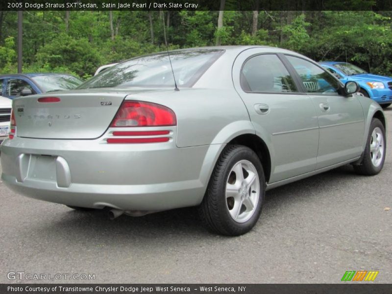 Satin Jade Pearl / Dark Slate Gray 2005 Dodge Stratus SXT Sedan